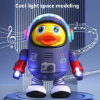 Hot Sale Electric Dancing Space Duck, Singing & Swaying Robot Toy, Interactive Educational Learning Gift for Kids