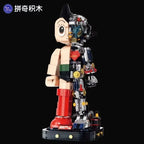Astro Boy 70Th Anniversary Assembled Building Blocks Trendy Desktop Model Ornaments Collectible Toys Holiday Gift
