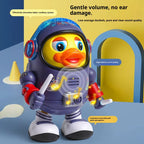 Hot Sale Electric Dancing Space Duck, Singing & Swaying Robot Toy, Interactive Educational Learning Gift for Kids