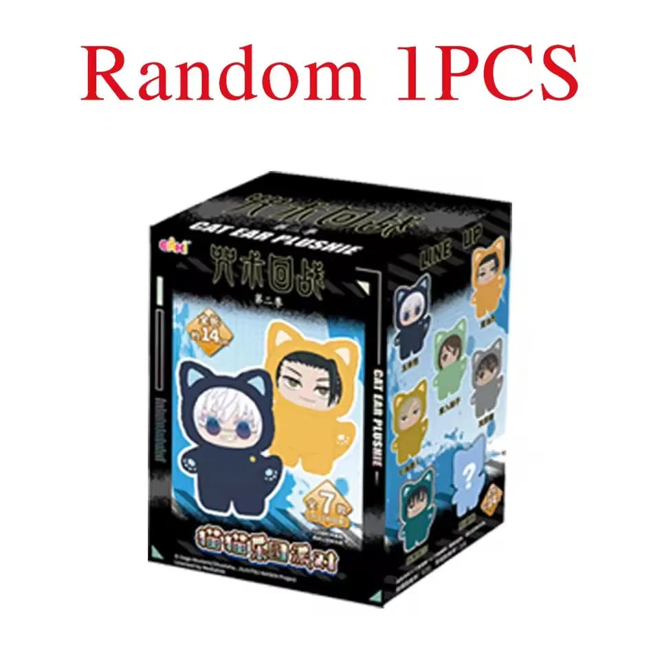 2026New EAKI Jujutsu Kaisen Season 2 Cat Park Party Gojo Satoru Blind Box Doll Pendant Bag Model Series Toys