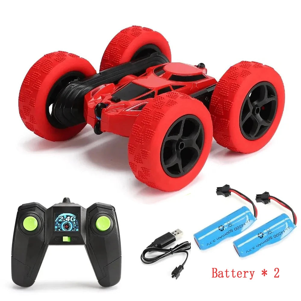 RC Stunt Car Children Double Sided Flip 2.4G Remote Control 360 Deree Rotation off Road Drift RC Car Gifts for Kids Adults Boys