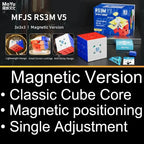 Moyu RS3M V5 3X3 Magnetic Magic Speed Cube Professional Fidget Toys RS3 M 2023 V5 Cubo Magico Puzzle