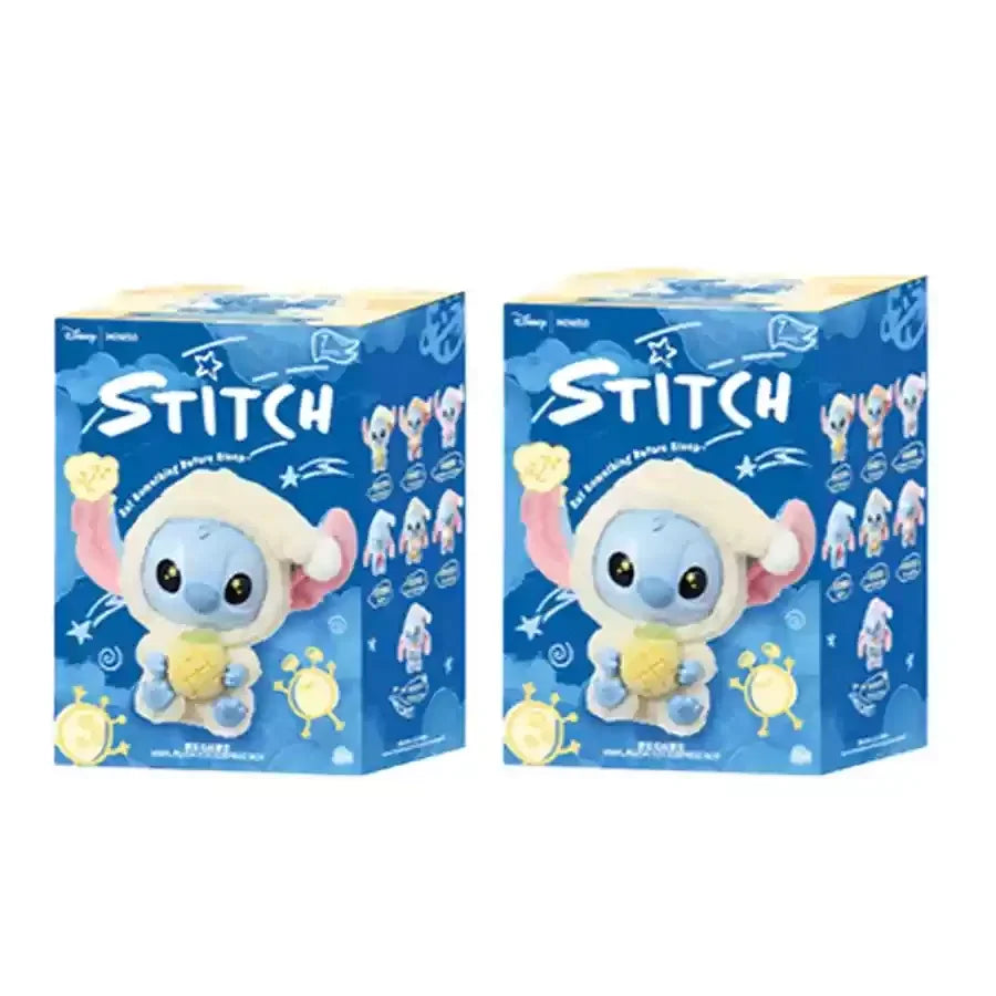 New Stitch Eat Some Thing before Sleep Series Vinyl Blind Box Bag Plush Pendant Cute Doll Mystery Box Toy Adult Gift