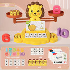 Chick /Owl Balance Cool Math Toy for Kids Educational Learning Lion Balancing Scale Toys Learning Math Game Toy for Boys Girls