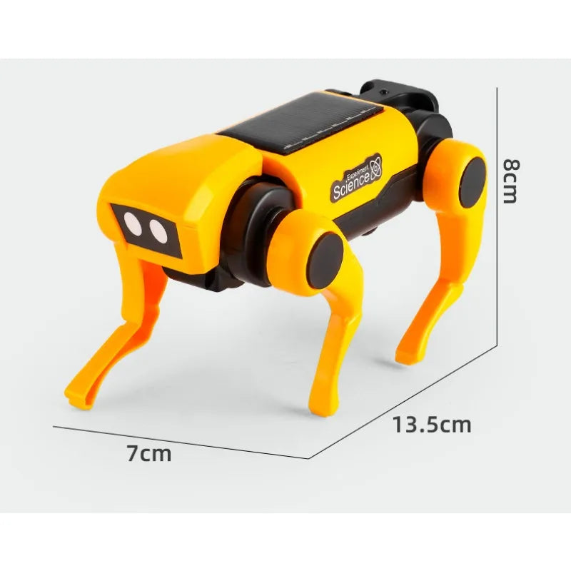 Robot Dog Science Experiment Kits Solar Powered Puppy for Kids DIY Educational Stem Toys Children Christmas Gifts