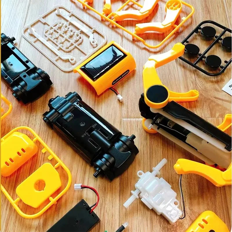 Robot Dog Science Experiment Kits Solar Powered Puppy for Kids DIY Educational Stem Toys Children Christmas Gifts