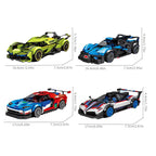 SEMBO Famous Car Series Sports Car Assemblage Building Blocks Kits Racing Vehicle Model Bricks Kids Toys for Boys Christmas Gift