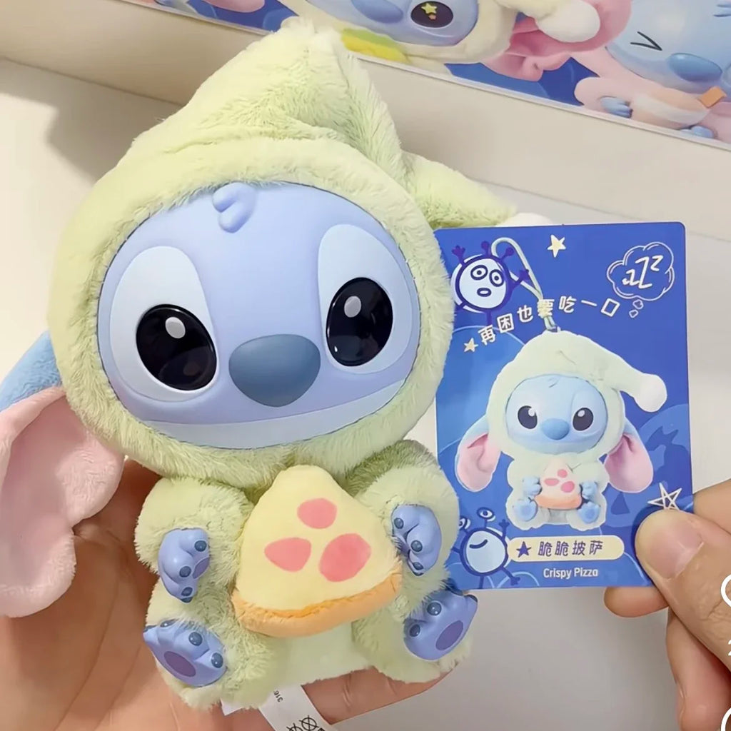 New Stitch Eat Some Thing before Sleep Series Vinyl Blind Box Bag Plush Pendant Cute Doll Mystery Box Toy Adult Gift