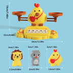Chick /Owl Balance Cool Math Toy for Kids Educational Learning Lion Balancing Scale Toys Learning Math Game Toy for Boys Girls
