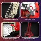 Artist Guitar APP Control Building Blocks Bricks Technical with Bluetooth Audio USB Gift Music Playback Adult Toys Festival Gift