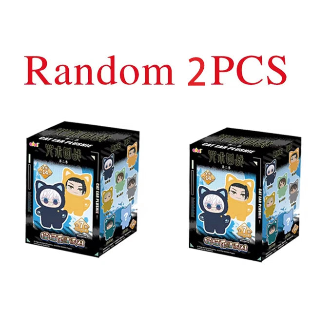 2026New EAKI Jujutsu Kaisen Season 2 Cat Park Party Gojo Satoru Blind Box Doll Pendant Bag Model Series Toys