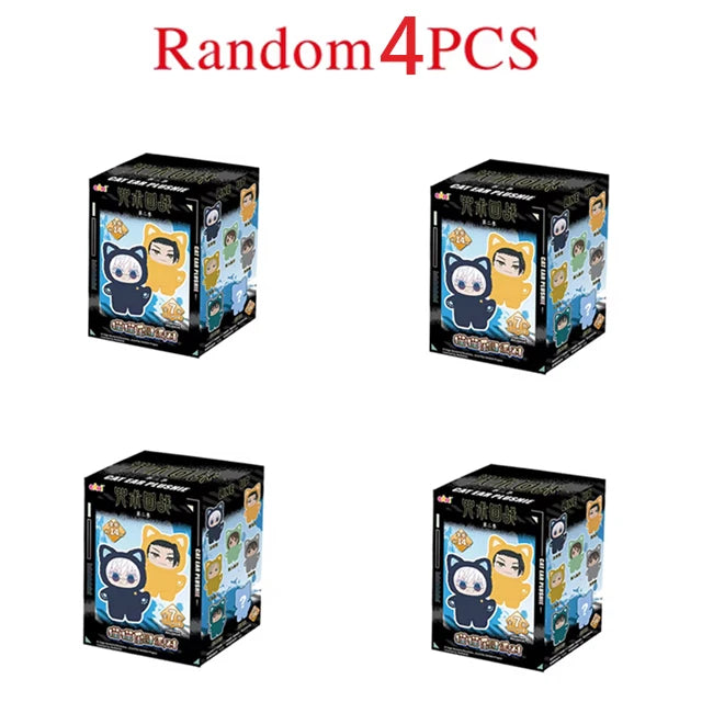 2026New EAKI Jujutsu Kaisen Season 2 Cat Park Party Gojo Satoru Blind Box Doll Pendant Bag Model Series Toys