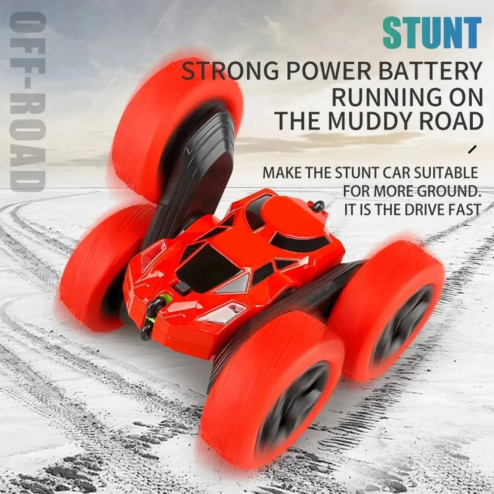 RC Stunt Car Children Double Sided Flip 2.4G Remote Control 360 Deree Rotation off Road Drift RC Car Gifts for Kids Adults Boys