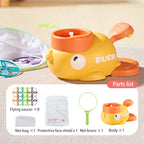 Flying Disc Air Rocket Launcher Saucer Outdoor Soaring Propeller Garden Game Novel Children Toy for Kid Jump Sport Free Shipping