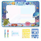 100X80Cm Water Doodle Mat Magic Drawing Doodling Mat Coloring Mat Drawing Board Educational Toys for 2-7 Years Old Boys and Girl