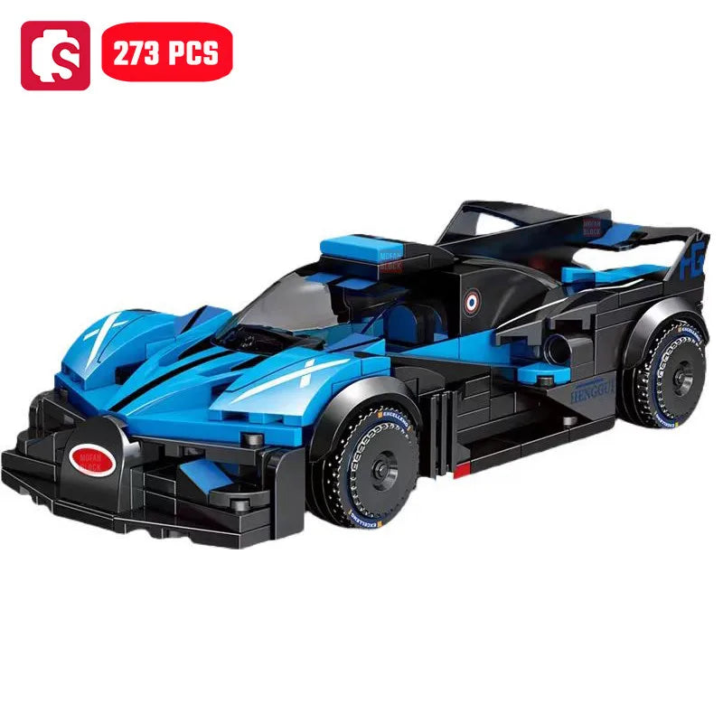 SEMBO Famous Car Series Sports Car Assemblage Building Blocks Kits Racing Vehicle Model Bricks Kids Toys for Boys Christmas Gift