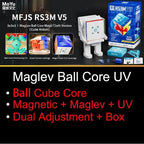 Moyu RS3M V5 3X3 Magnetic Magic Speed Cube Professional Fidget Toys RS3 M 2023 V5 Cubo Magico Puzzle