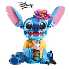 New Stitch Angel CP Building Blocks 2025 - Large Piece Cartoon Toys with Moving Ears Kids Assembly Gift for Boys Girls Birthday