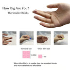 Stegosaurus T-Rex Micro Mini Building Block Toys-Create Dinosaur Word,Festival Gift for Kids,Puzzle DIY Assembly Toy